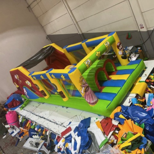 Mini pista americana hinchable Super Mario Bros