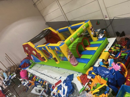 Mini pista americana hinchable Super Mario Bros